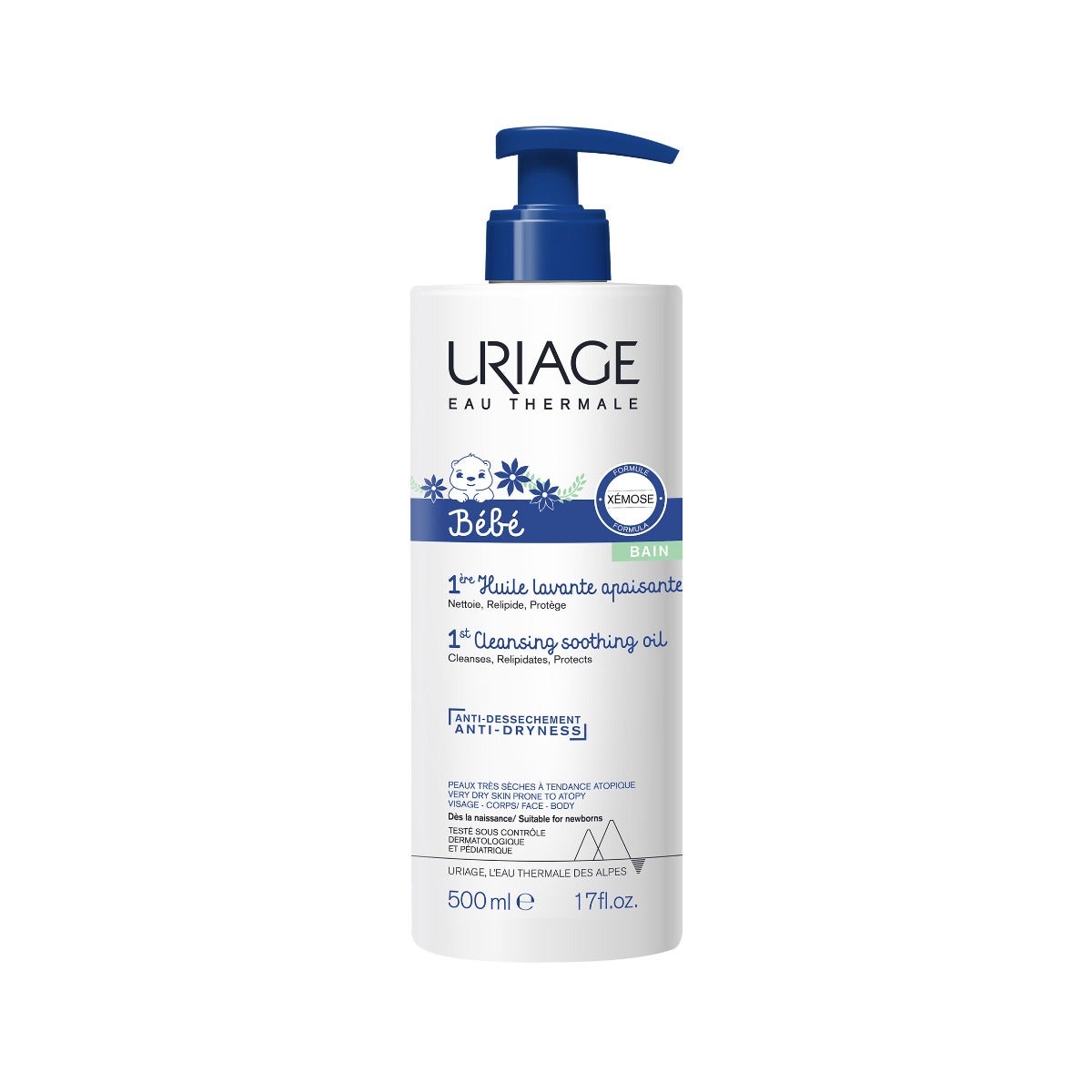 Uriage Bébé Premiere Aceite Limpiador Calmante 500 ml