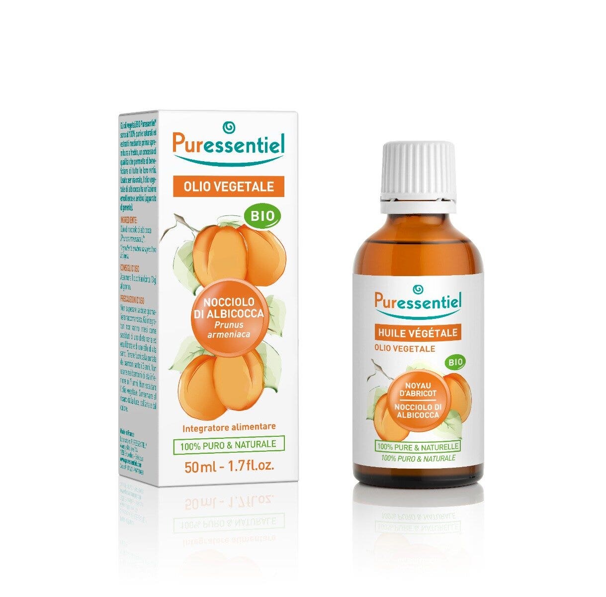 Puressentiel Olio Vegetale Di Albicocca Bio 50ml