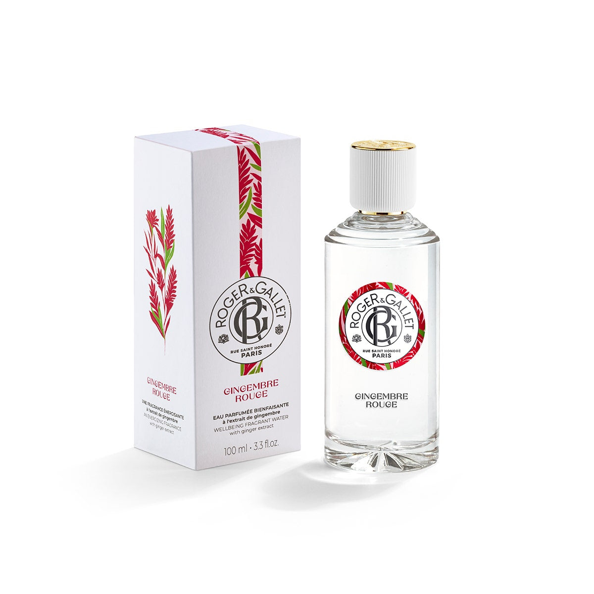 Roger & Gallet Gingembre Rouge Acqua Profumata Di Benessere 100ml