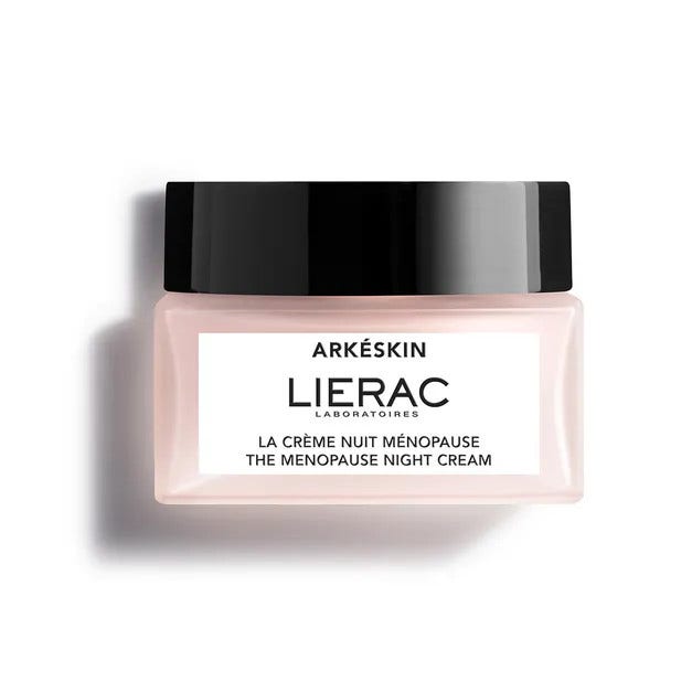 Lierac Arkeskin Crema de noche nutritiva y reafirmante para pieles en la menopausia 50 ml