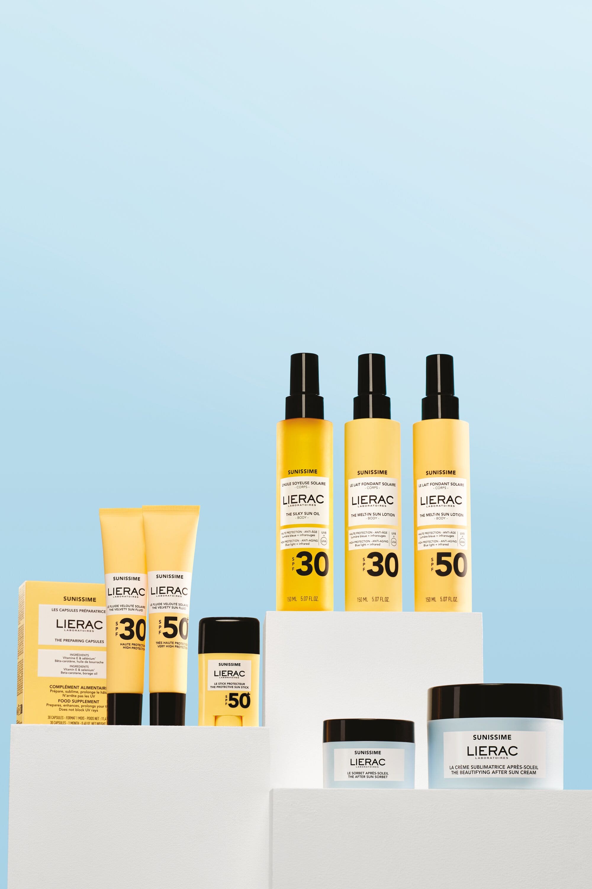 Lierac Sunissime Fluido solar aterciopelado para el rostro 40 ml SPF50