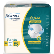 Serenity Soft Dry Sensitive Pants Extra Talla L 14 unidades