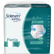 Serenity Soft Dry Sensitive Pants Super Talla L 12 unidades