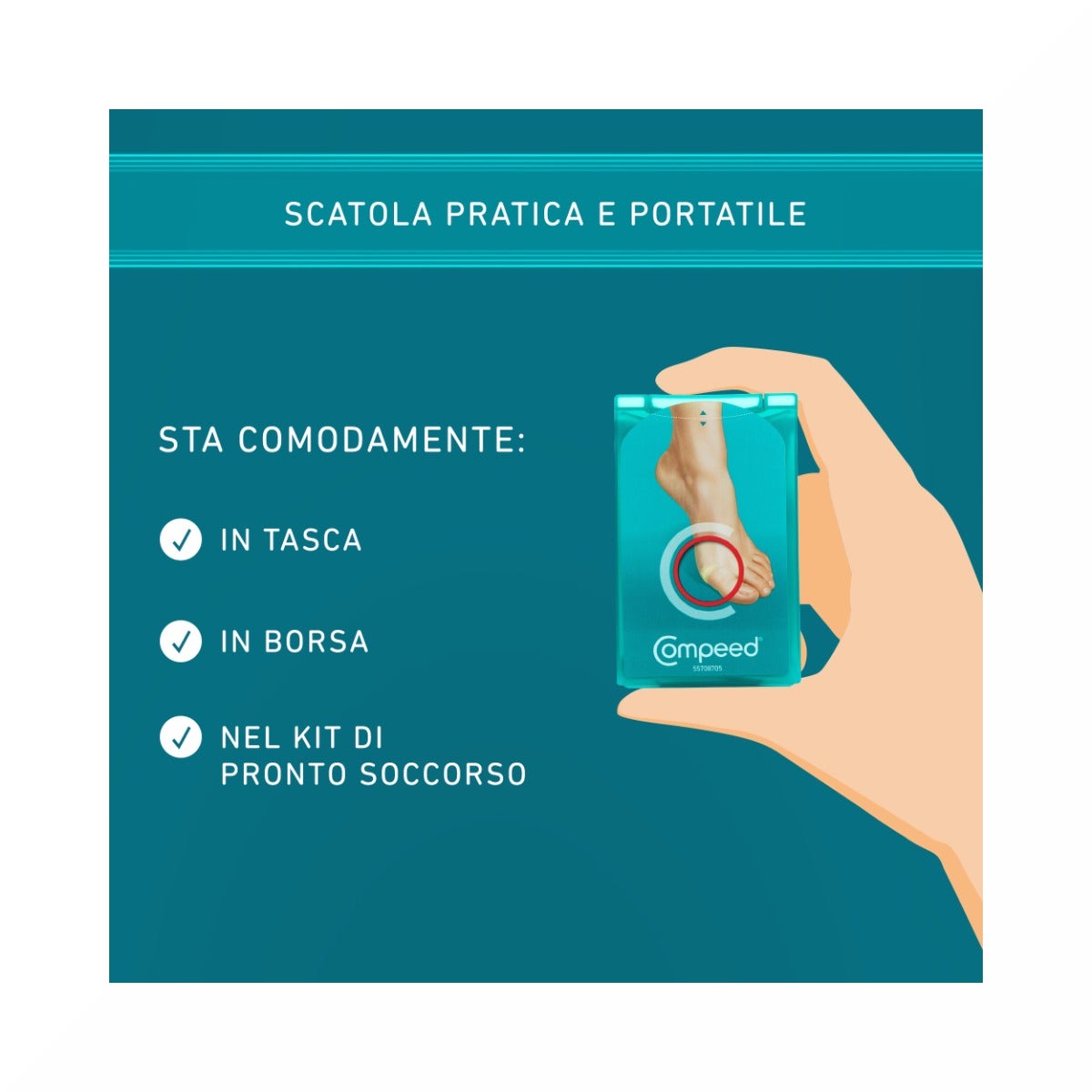 Compeed Cerotti Vesciche Piccolo 6 Pezzi