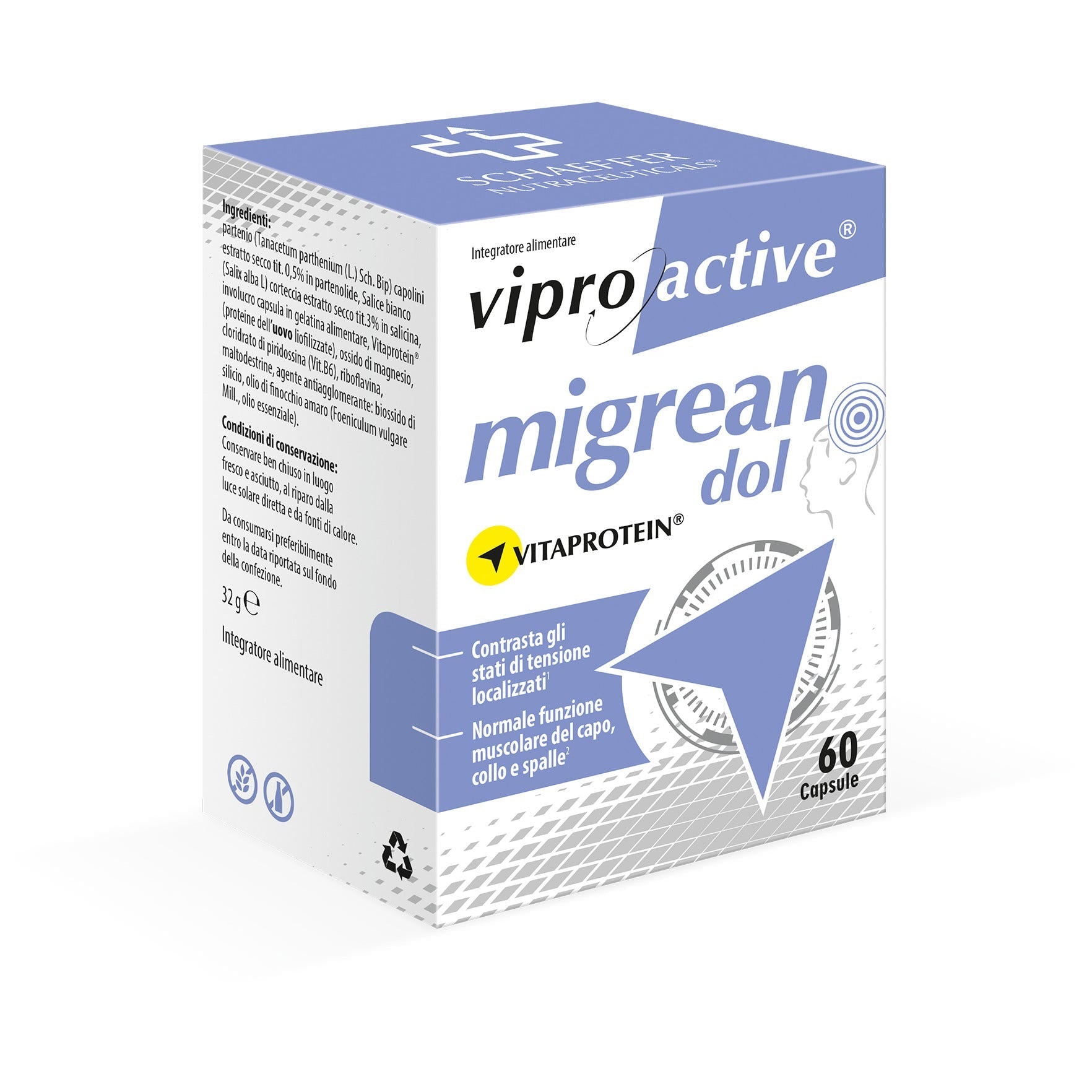 Viproactive Migrean Dol 60 cápsulas
