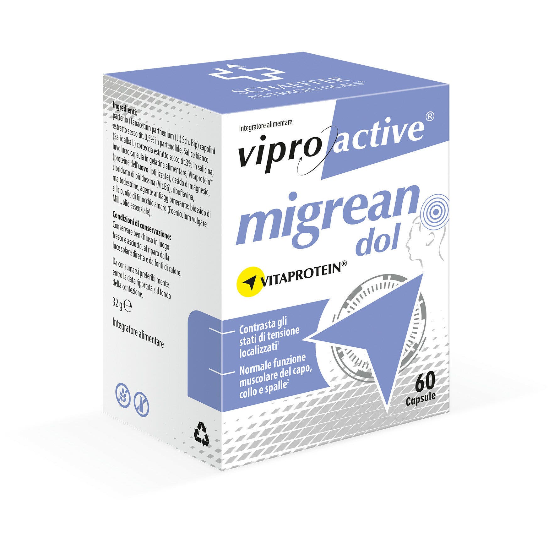 Viproactive Migrean Dol 60 cápsulas