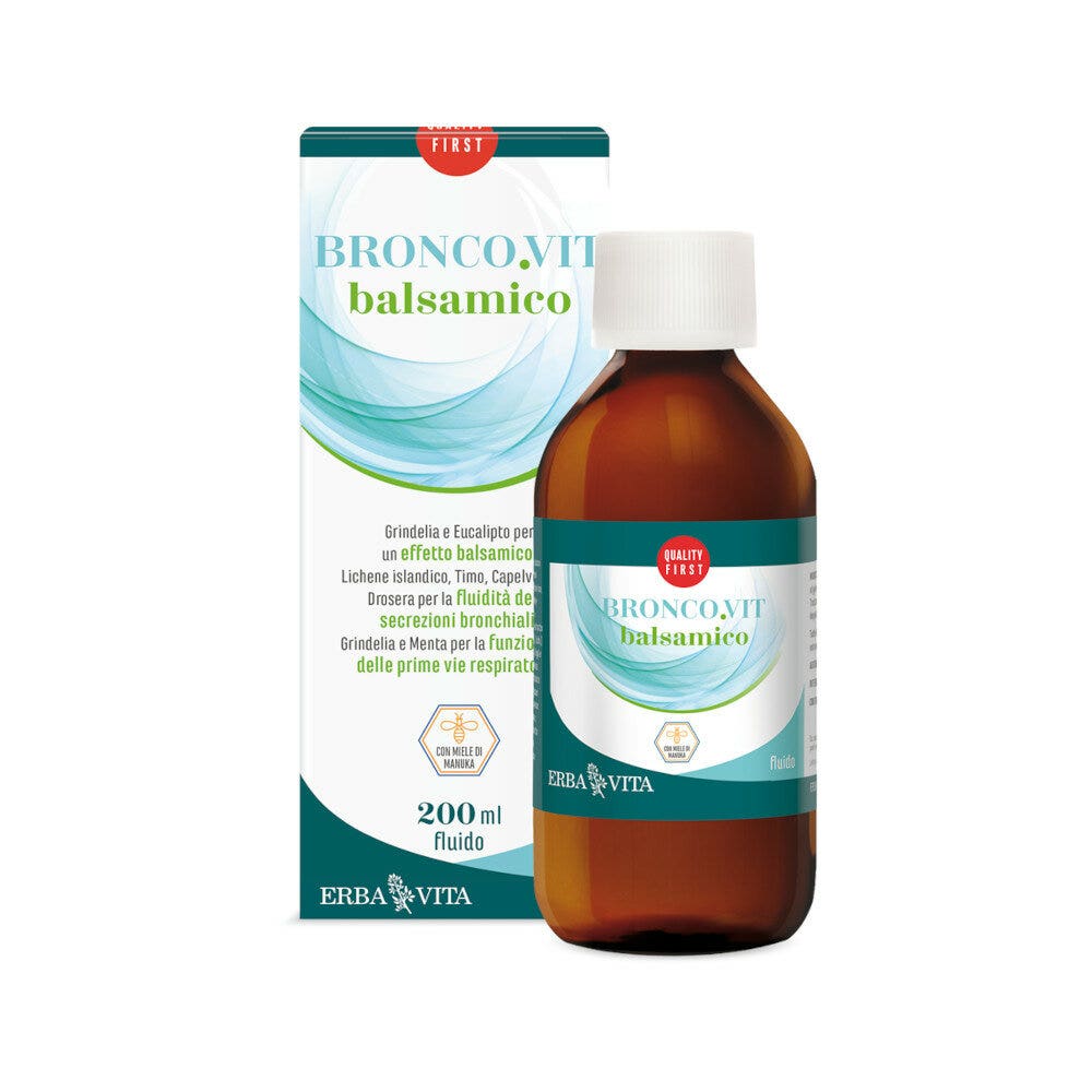 Erba Vita Broncovit Fluido Balsámico 200 ml