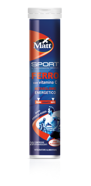 Matt Sport Ferro Con Vitamina C 20 Compresse Effervescenti