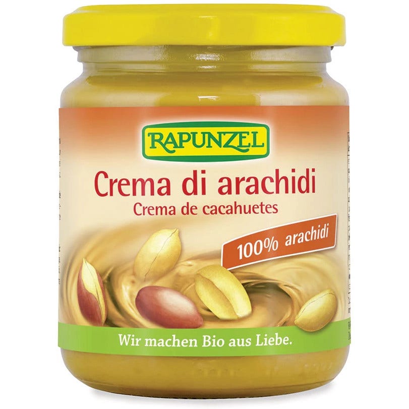 Rapunzel Crema De Maní Sin Azúcar Añadida 250g-1