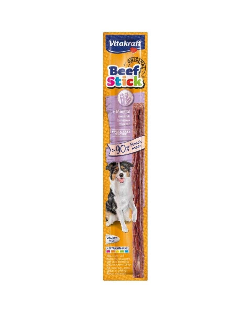 Vitakraft Snack Mineral Stick de Carne Cachorros Bolsa 12g-2