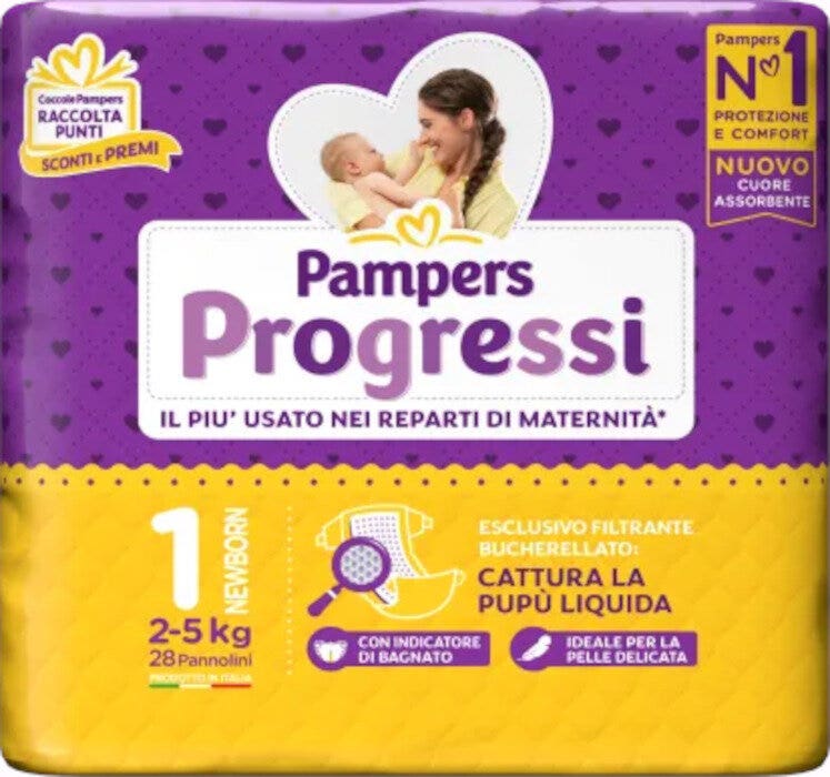 Pampers Progressi Recién Nacido 2-5Kg 20 Piezas-5