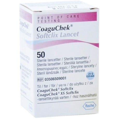 CoaguChek Softclix 50 lancetas dispositivo de punción-1