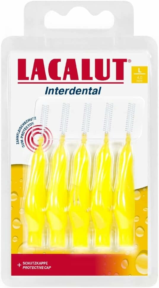 Lacalut Cepillos Interdentales Tamaño L 4.0mm 5 Piezas-1