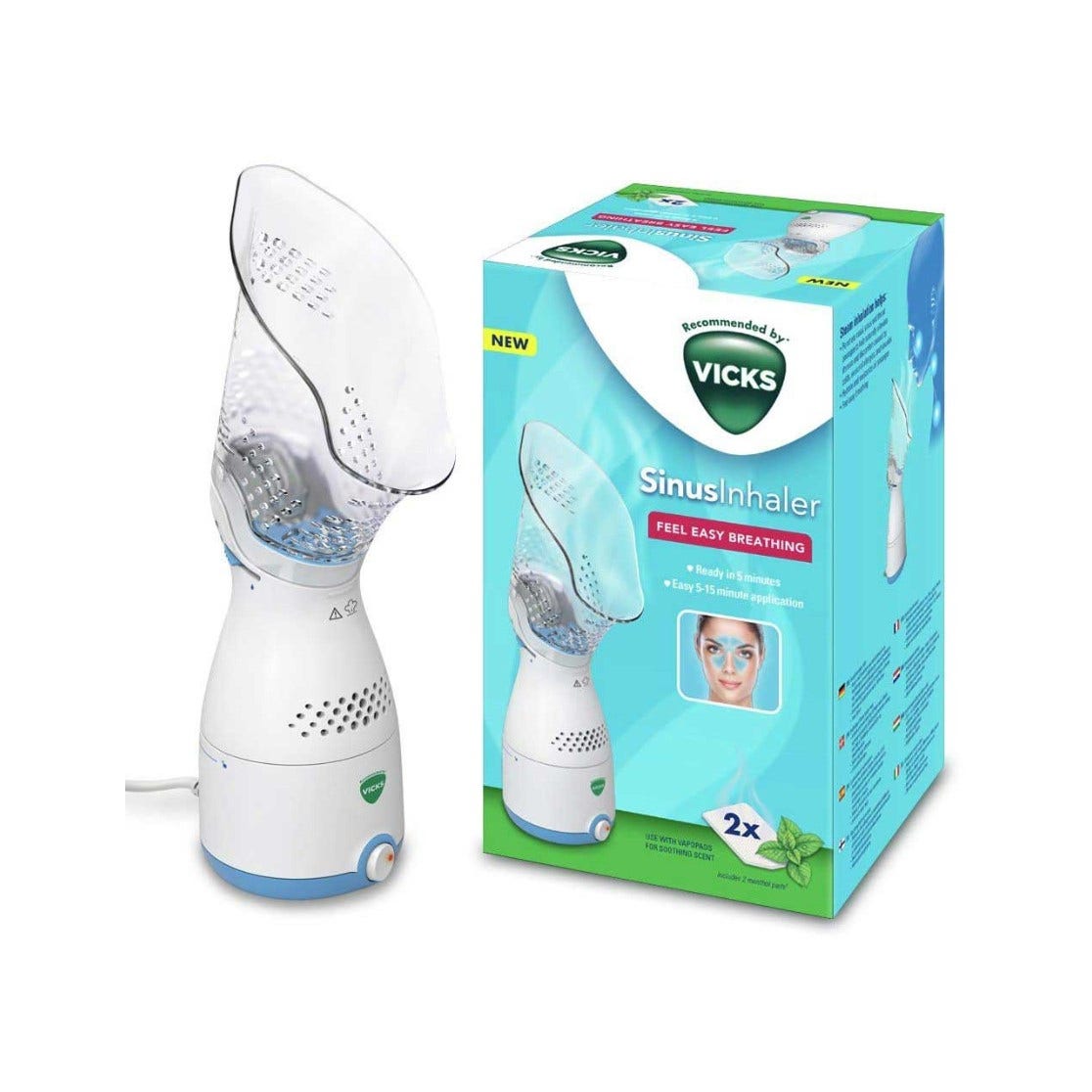Inhalador de vapor Vicks Sinus-1