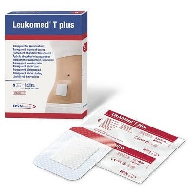 Leukomed T Plus Apósito Postoperatorio Impermeable Transparente 10x25cm-2