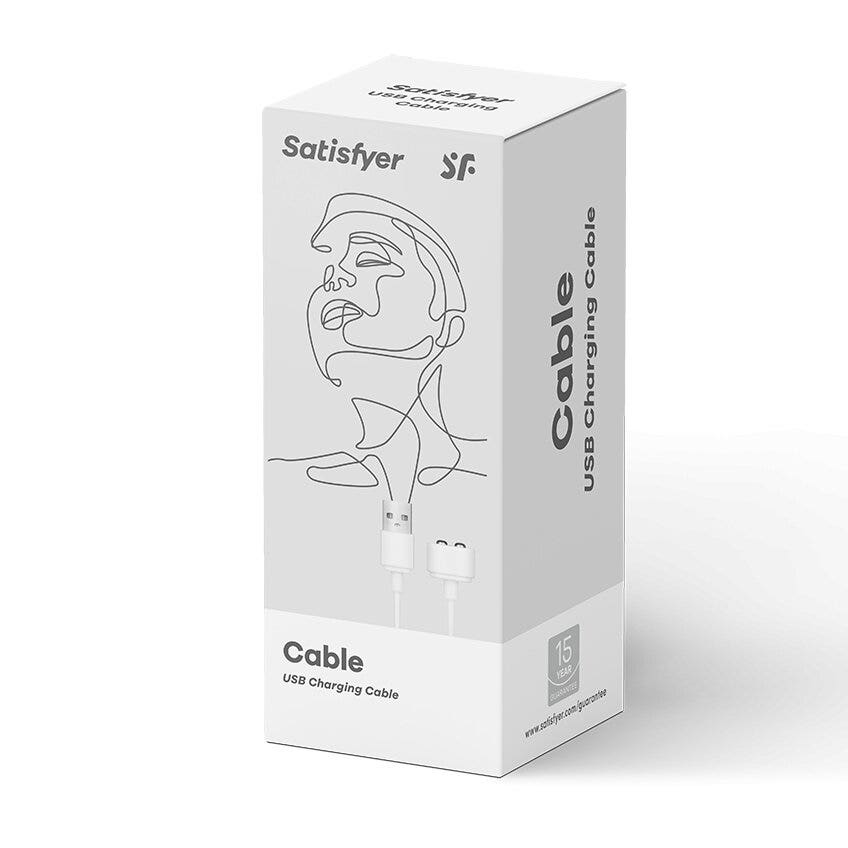 Satisfyer Cavo Di Ricarica USB Magnetico Per Sex Toys Bianco
