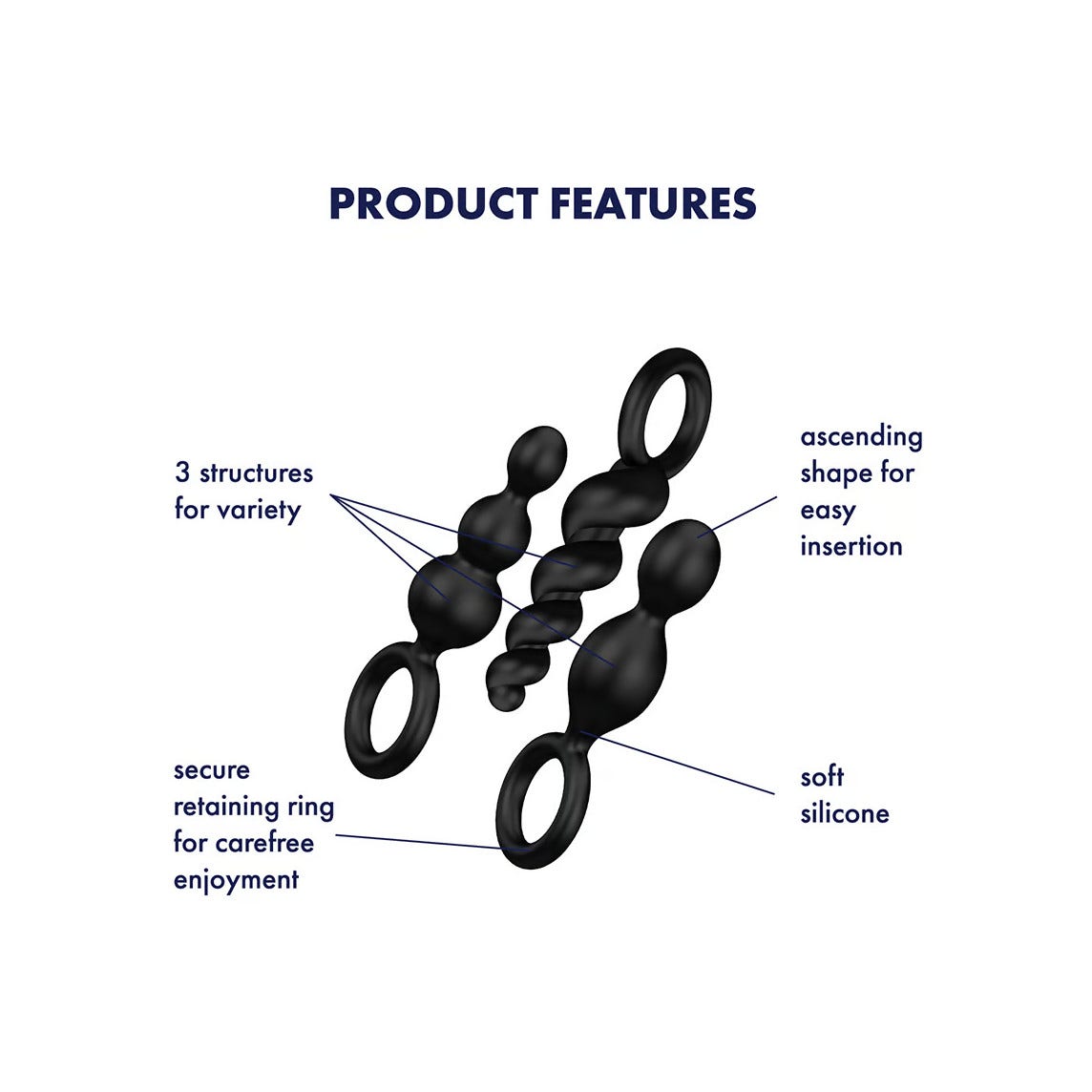 Satisfyer Booty Call Plug Anali Nero