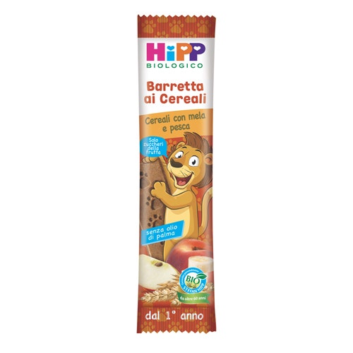 Barrita de cereales Hipp Kids Manzana Melocotón 20g-1