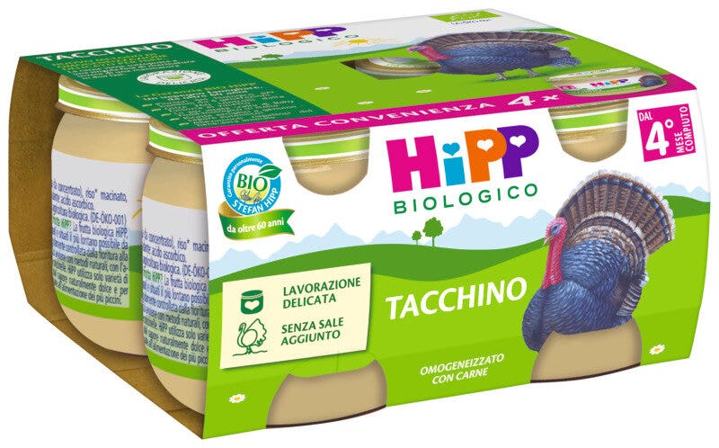 Hipp Bio Puré de pavo 4x80 g 4 meses+