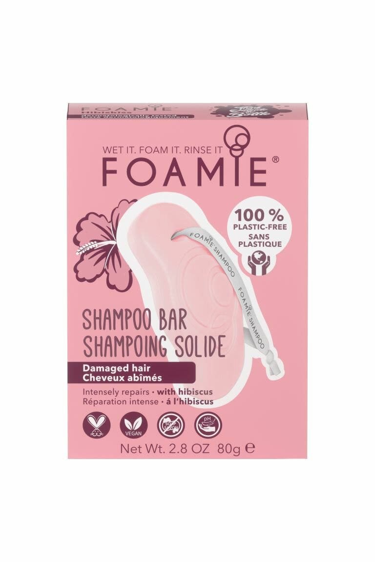 Foamie Shampoo Solido Bar Hibiskiss 80g