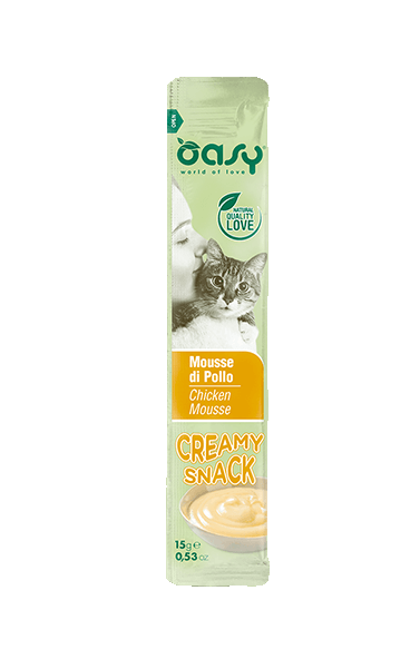 Oasy Snack Cat Snack cremoso de pollo 4 x 15 g