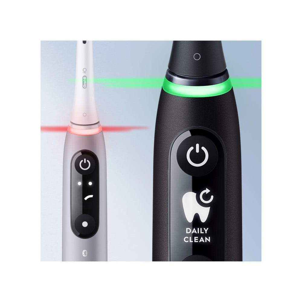 Oral-B iO6 Spazzolino Elettrico Ricaricabile Nero Con Custodia Da Viaggio