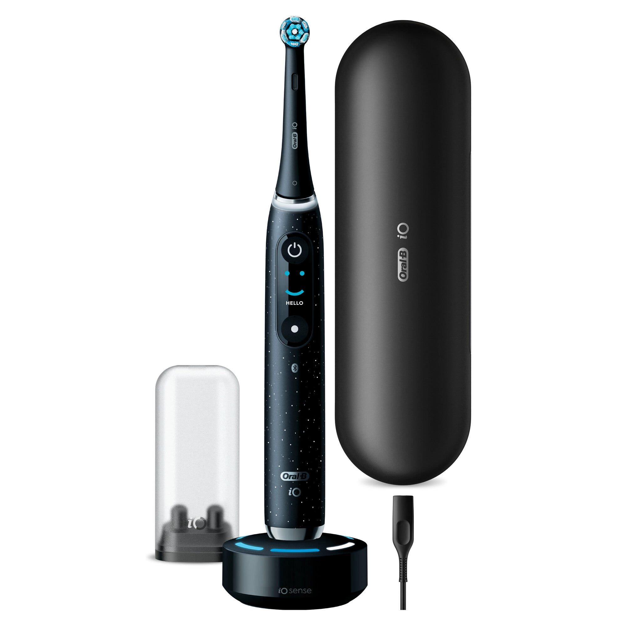 Oral-B Cepillo eléctrico iO 10 Negro + 1 cabezal + 1 estuche + 1 cargador