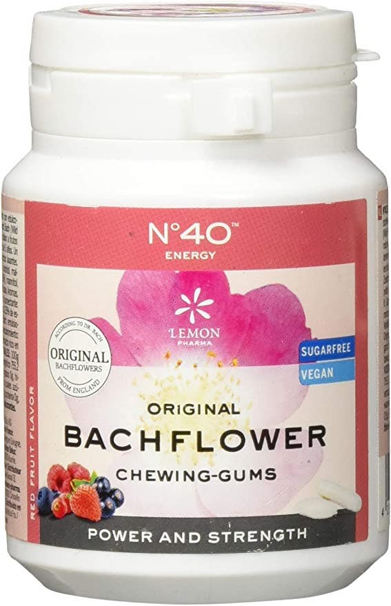 Lemon Pharma Chicles 40 Energía Flores de Bach 60 g