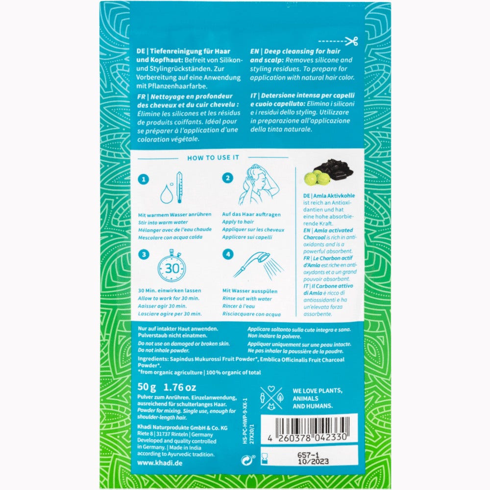 Khadi Maschera Detox Per Capelli 50g