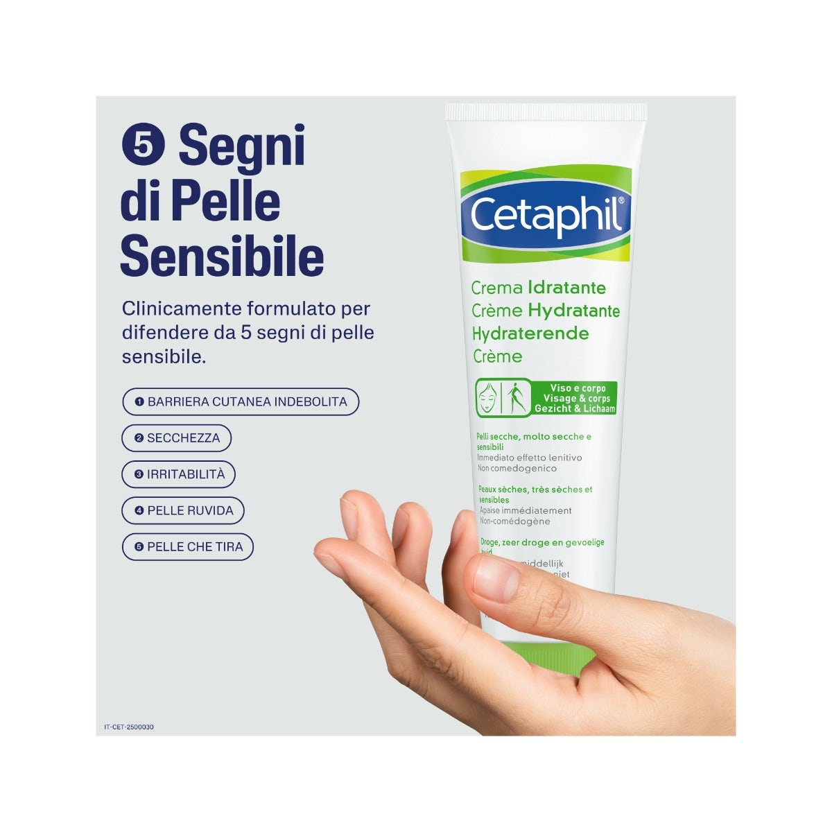 Cetaphil Crema Hidratante Piel Seca Rostro Y Cuerpo 100g-9