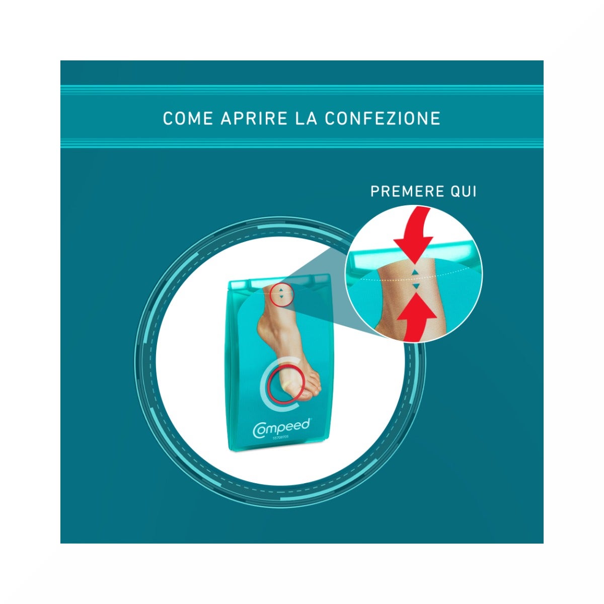 Compeed Cerotti Vesciche Piccolo 6 Pezzi