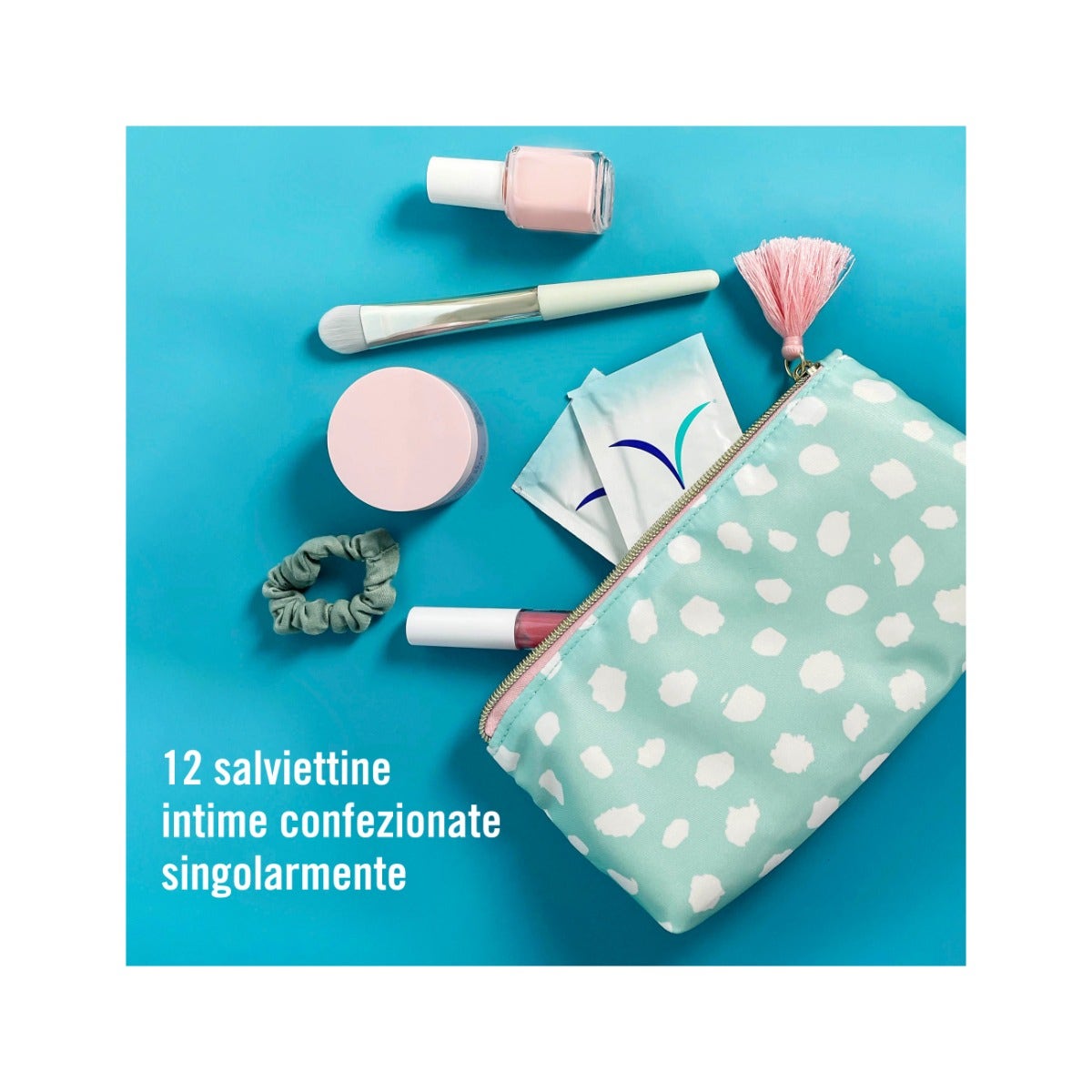 Vagisil Cuidado de la Incontinencia 12 Toallitas Intimas Calmantes y Refrescantes