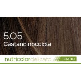 Biokap Nutricolor Delicato Rapid 5.05 Castaño Avellana 135ml-2
