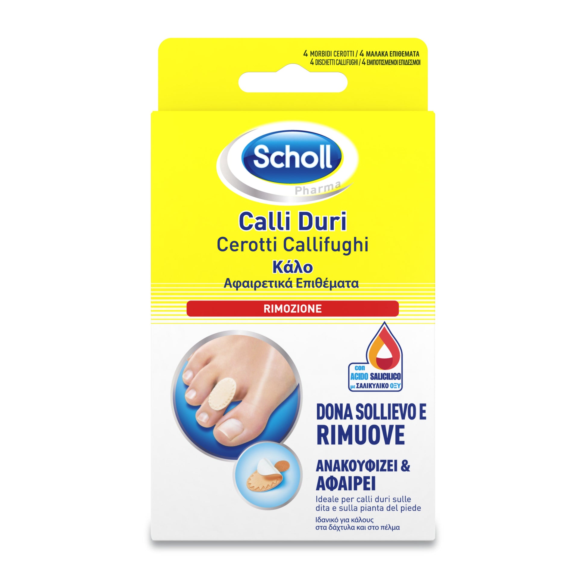Scholl Hard Calls Apósitos Para Callos 4 Piezas-2