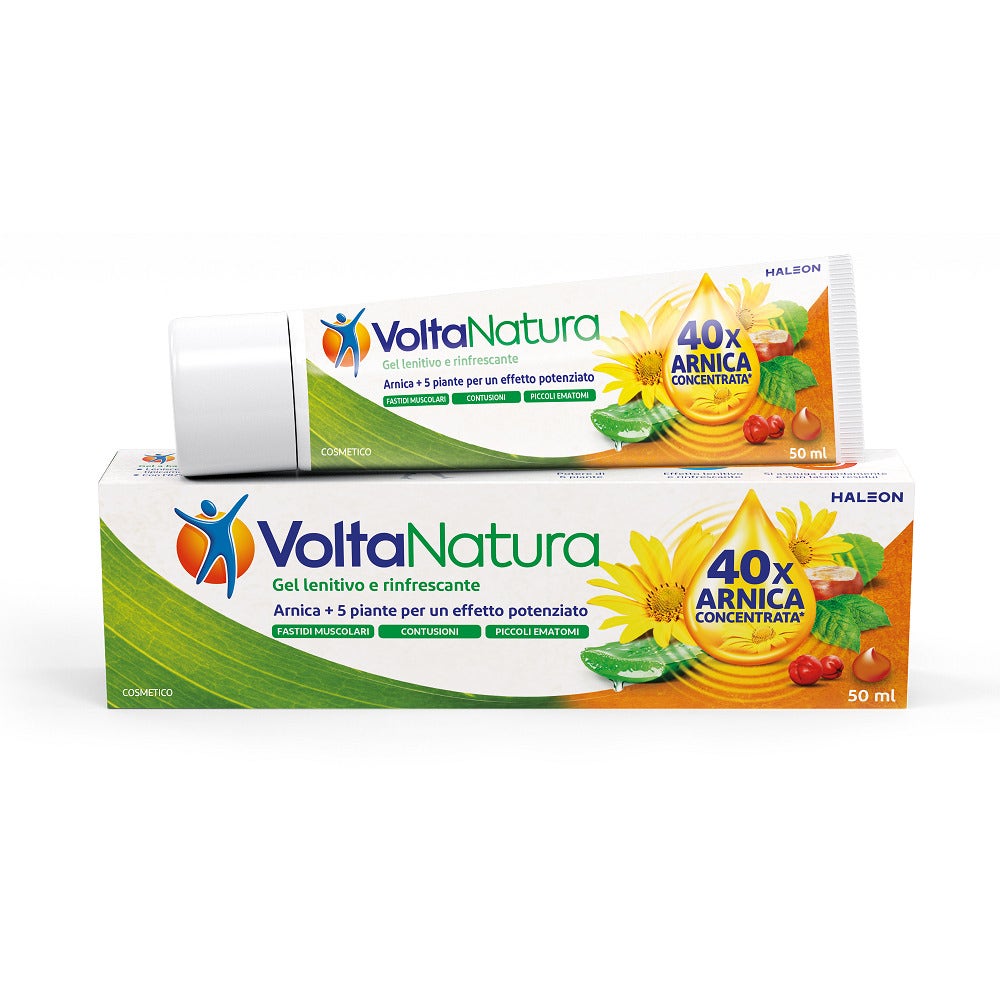 Voltanatura Gel de Árnica y Aloe Vera Vegano 50 ml para dolores musculares