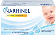 Narhinel Solución fisiológica para aspirador nasal, 60 viales de 5 ml