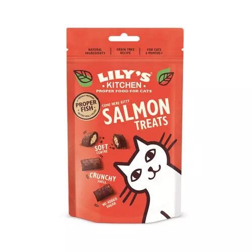 Lily's Kitchen Salmon Treats Snacks para gatos 60 g