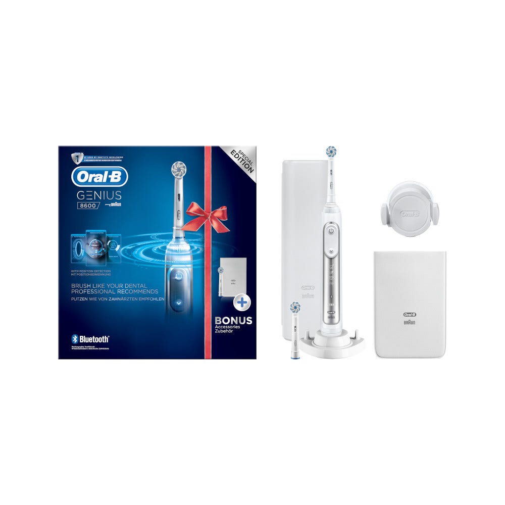 Oral-B Genius 8600 Spazzolino Elettrico Argento-2