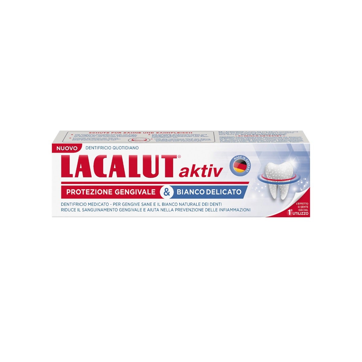 Lacalut Aktiv Pasta de Dientes Protección Encías Delicado Blanco 75ml-5