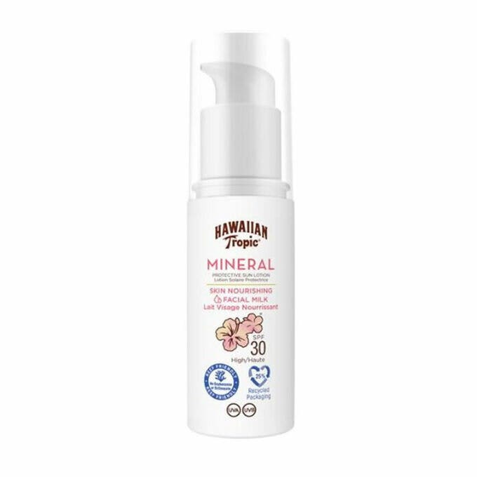 Hawaiian Tropic Mineral Face Loción Solar Facial SPF30 50 ml