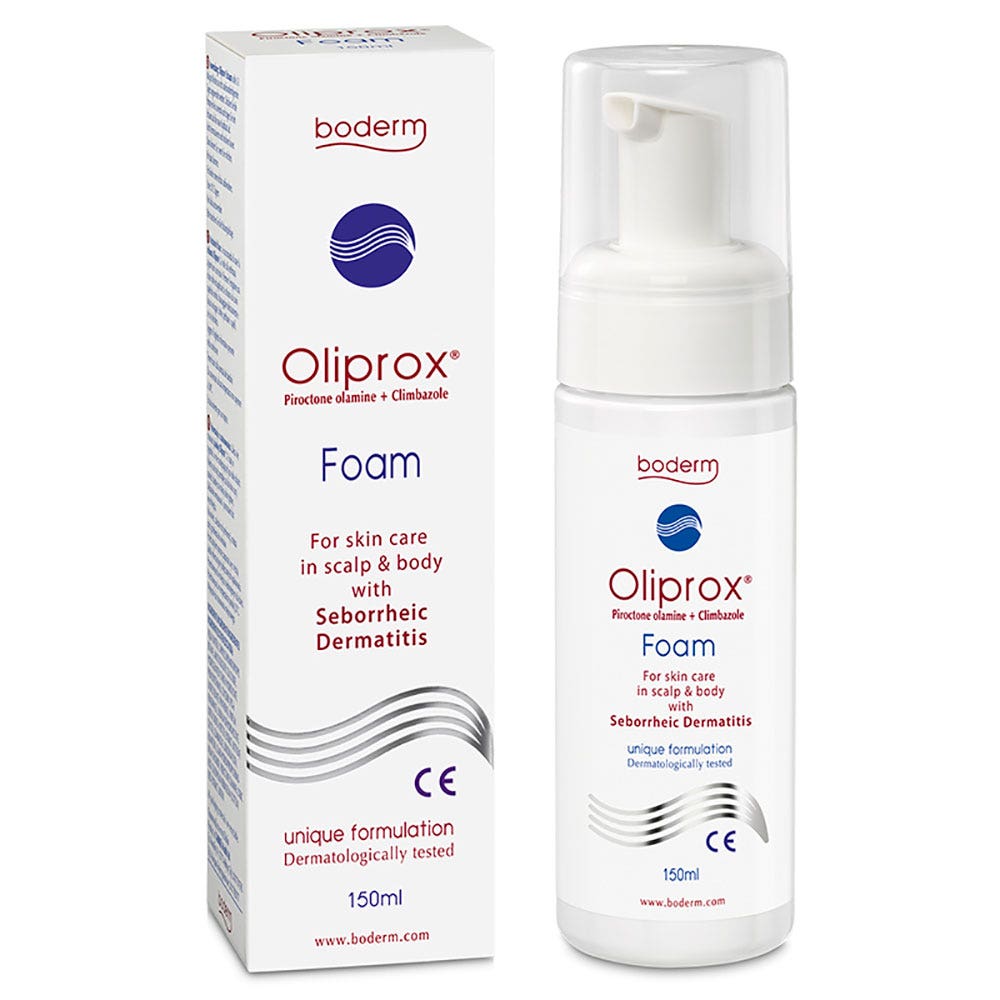 Oliprox Espuma Antidescamación Y Dermatitis Seborreica Cuero Cabelludo Y Piel 150ml-2