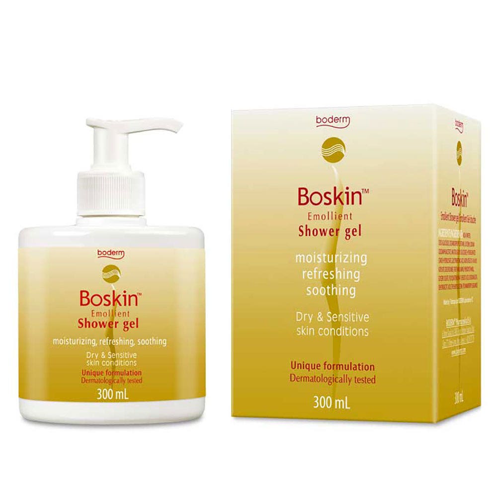 Boskin Gel De Ducha Emoliente Cuero Cabelludo Y Piel 300ml-2