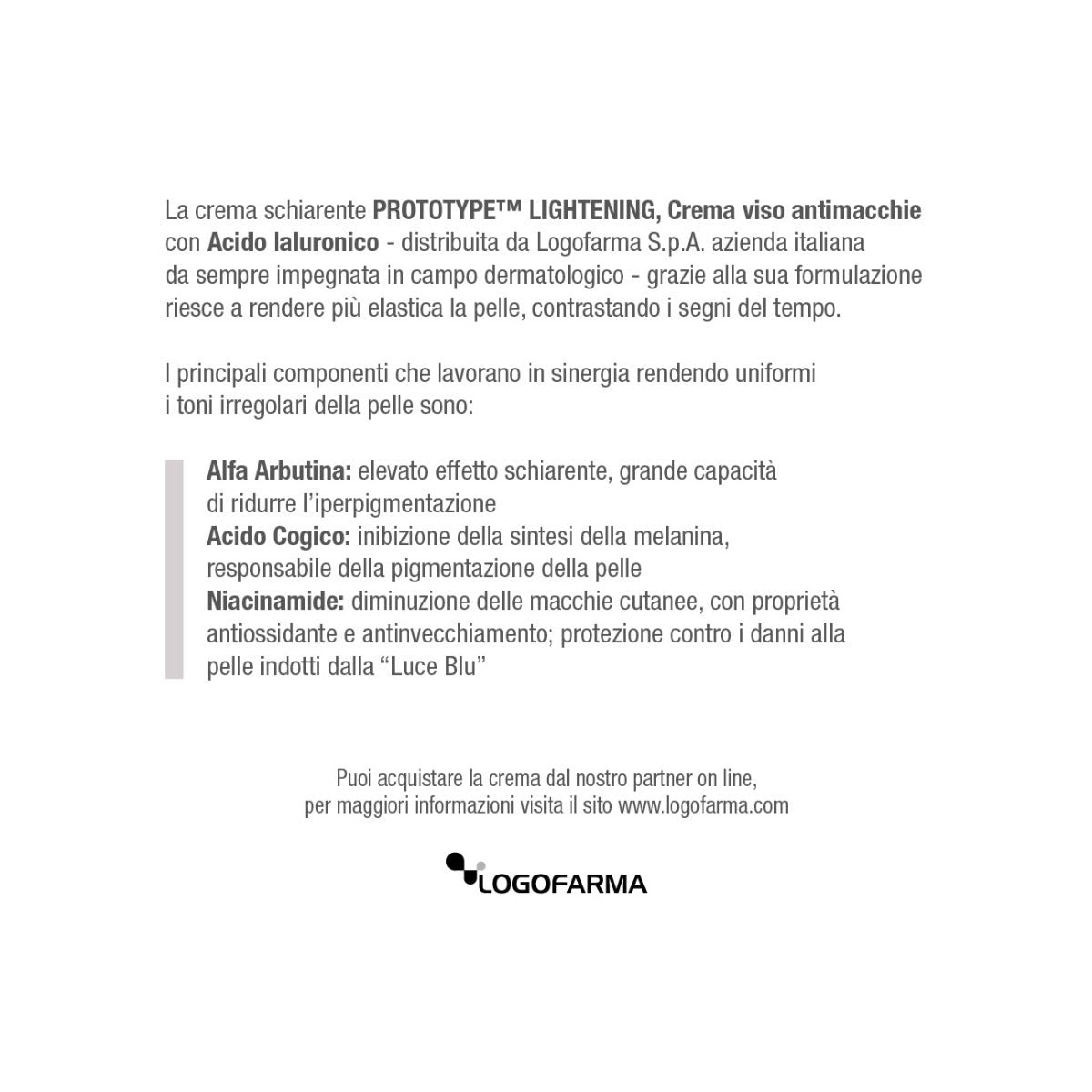 Boderm Prototype Lightening Crema Viso Anti-Macchie 30ml