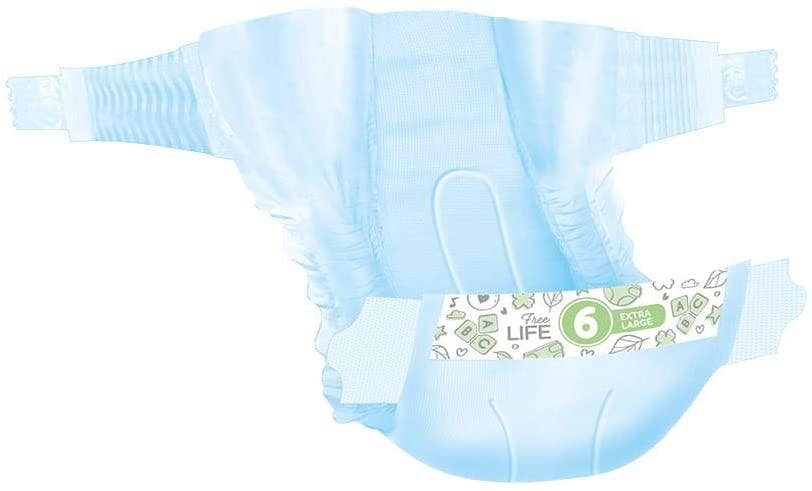 Freelife Bebe Cash Pañales Talla 6 Extra Grande 35 Piezas 18Kg +-3