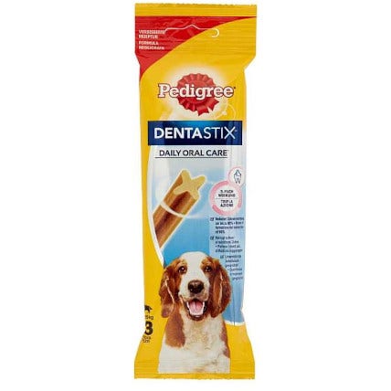 Pedigree Dentastix Snack Higiene Bucal Perros Tamaño Mediano 3 Snacks-1