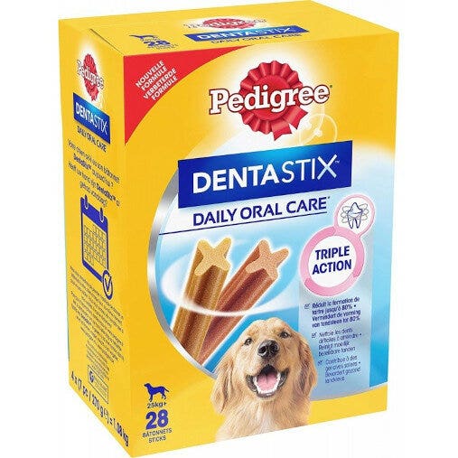 Pedigree Dentastix Snack Higiene Bucal Perros Grandes 4 Packs De 7 Snacks-2