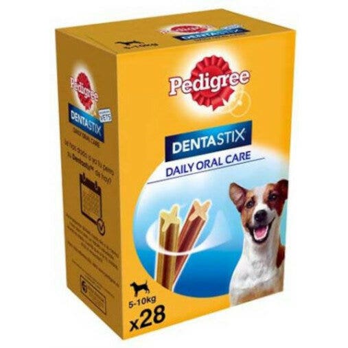 Pedigree Dentastix Snack Higiene Bucal Perros Pequeños 4 Packs De 7 Snacks-2