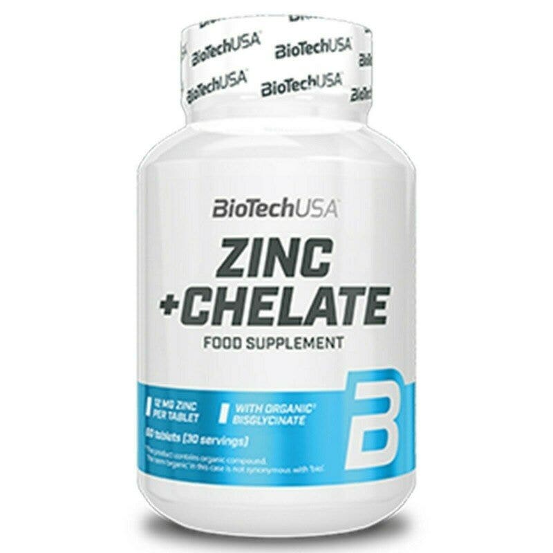 Biotech USA Zinc+Chelate 60 cápsulas