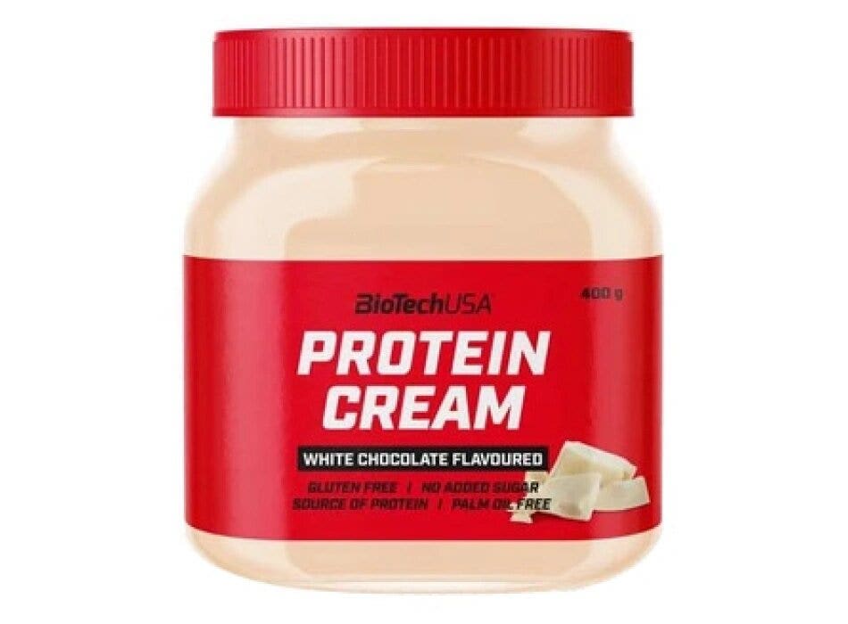 Crema proteica de chocolate blanco 400 g