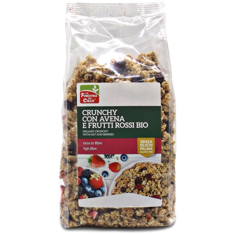 La Finestra sul Cielo Crujiente Avena / Frutos Rojos Bio 375g-2